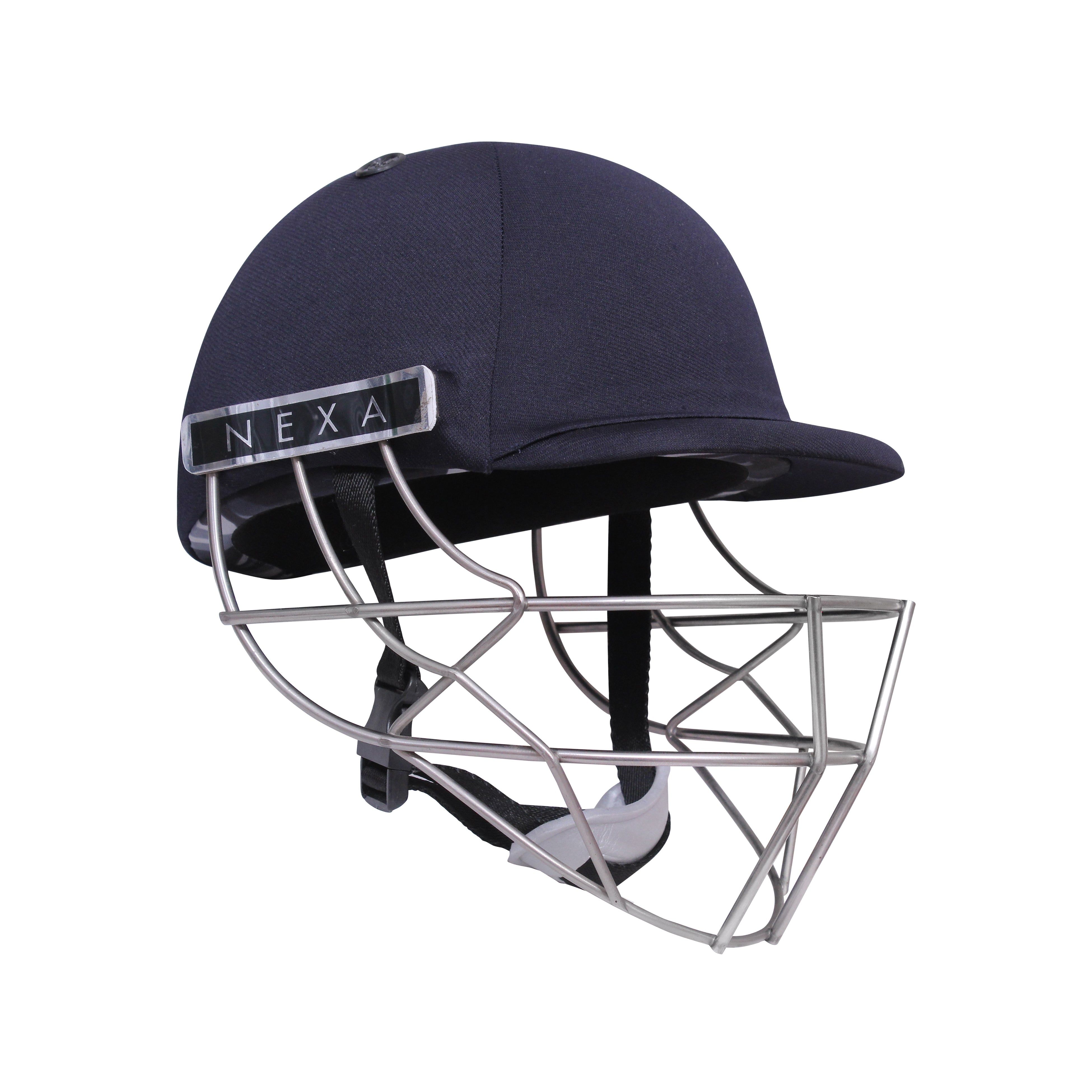 Whitedot Nexa 1.0 Platinum Cricket Helmet - Titanium Grill
