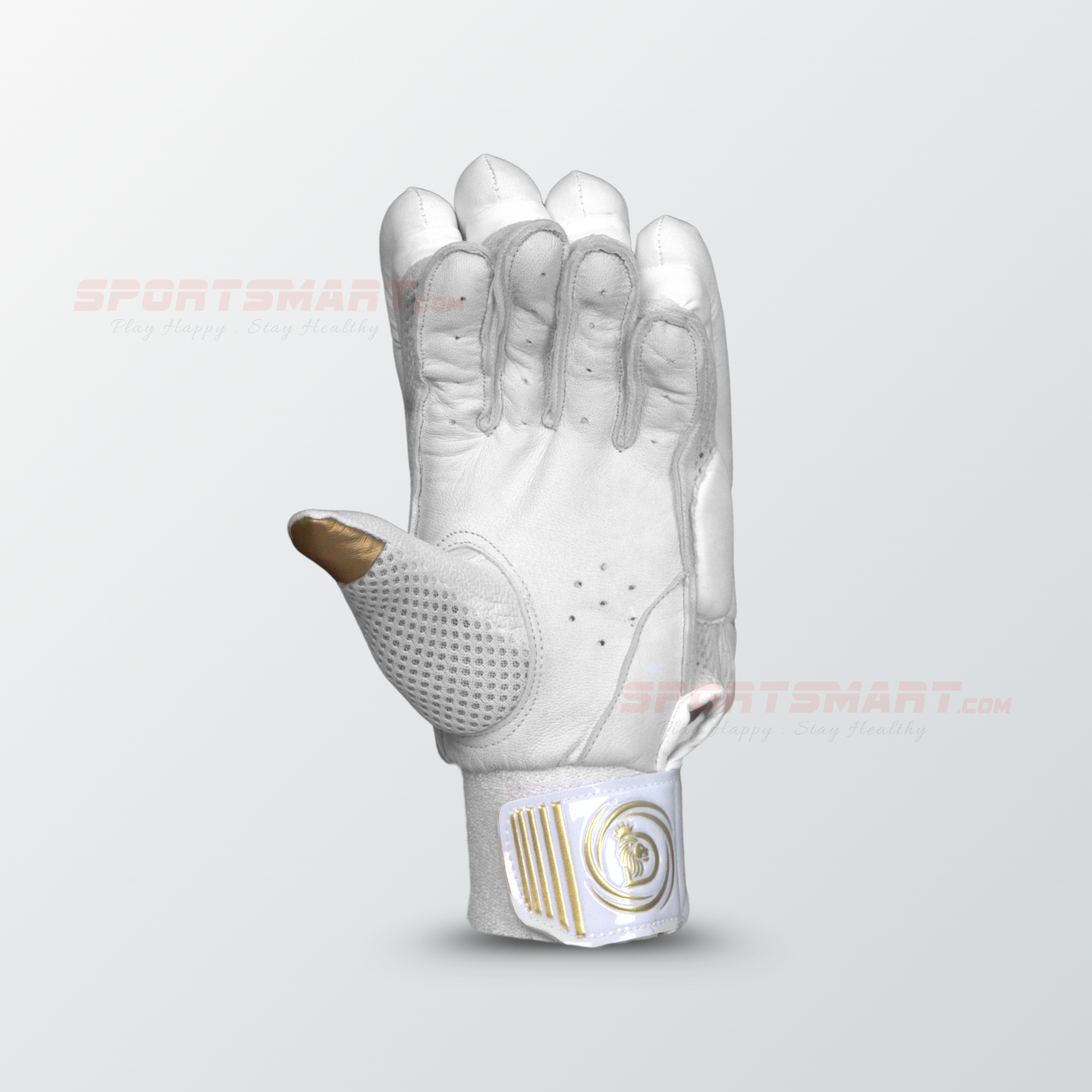 D SPORTS Golden-White Edition Batting Gloves
