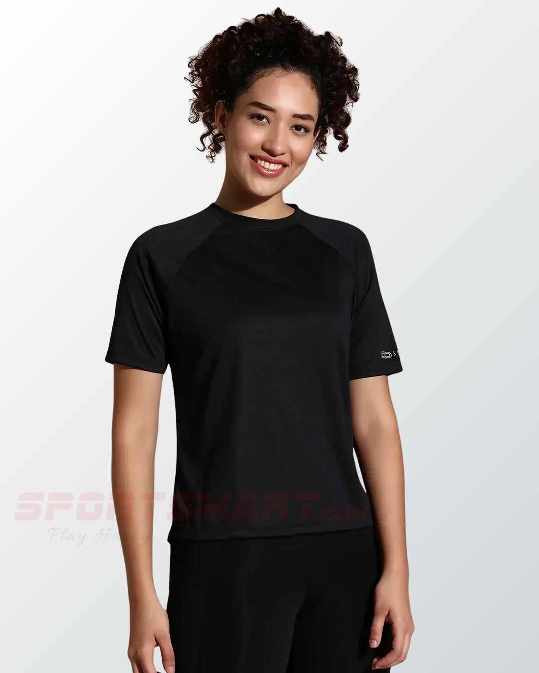 Traqfit Raglan Tee Black