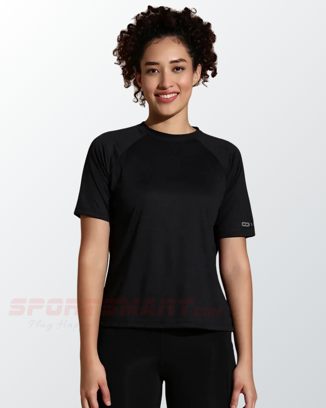 Traqfit Raglan Tee Black