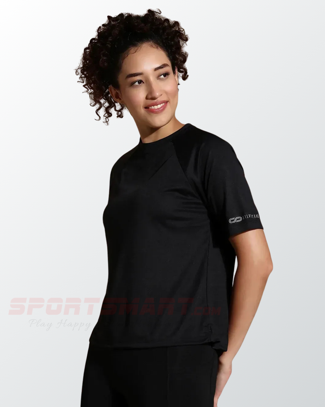Traqfit Raglan Tee Black