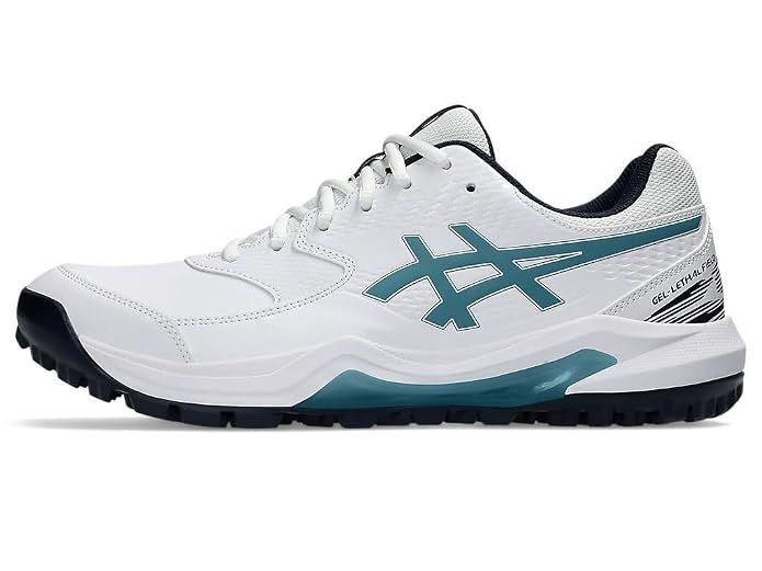 ASICS Gel-Lethal Field 2 Cricket Shoe - White/Atlantis blue