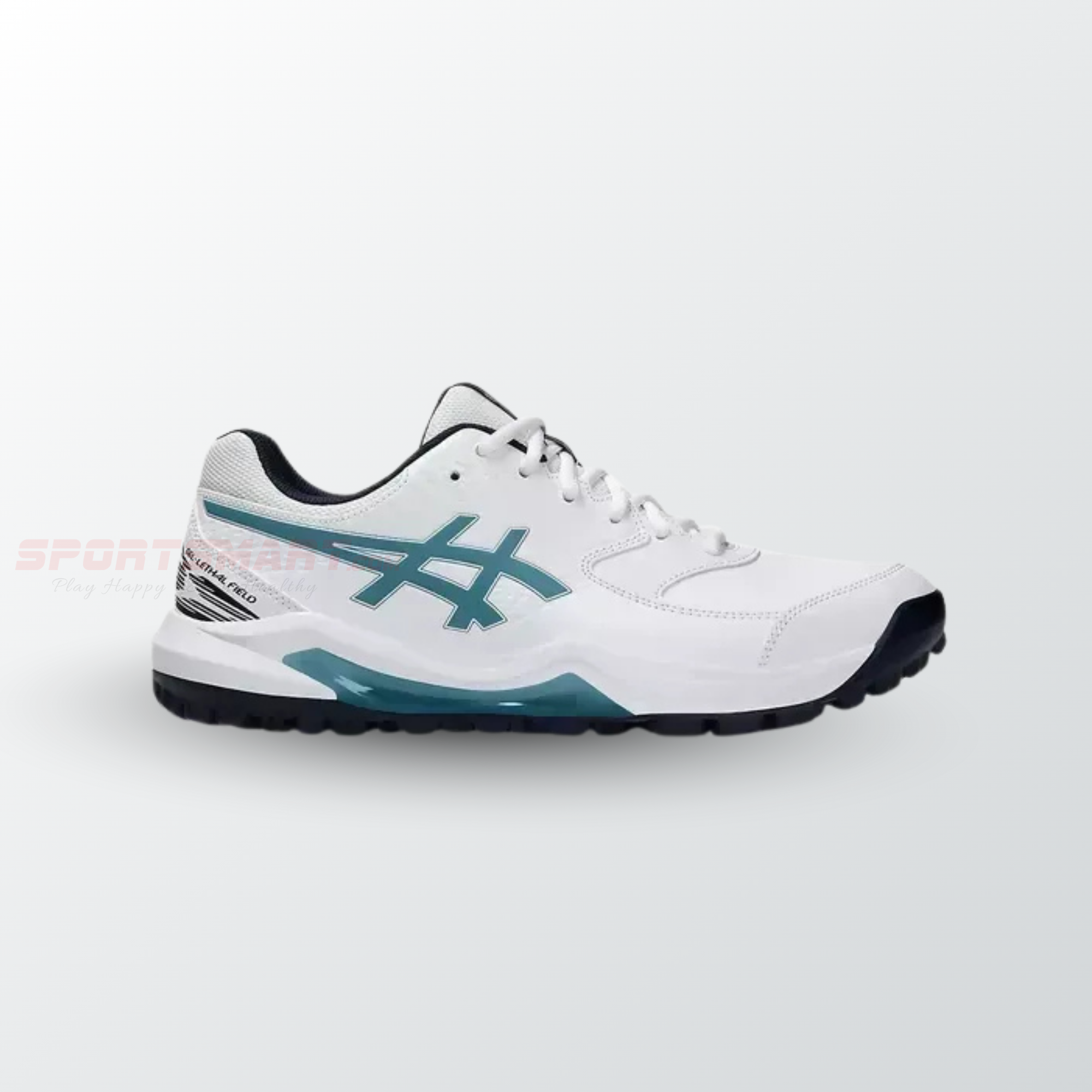 ASICS Gel-Lethal Field 2 Cricket Shoe - White/Atlantis blue
