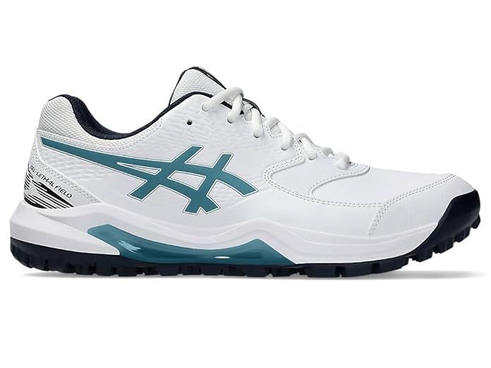 ASICS Gel-Lethal Field 2 Cricket Shoe - White/Atlantis blue