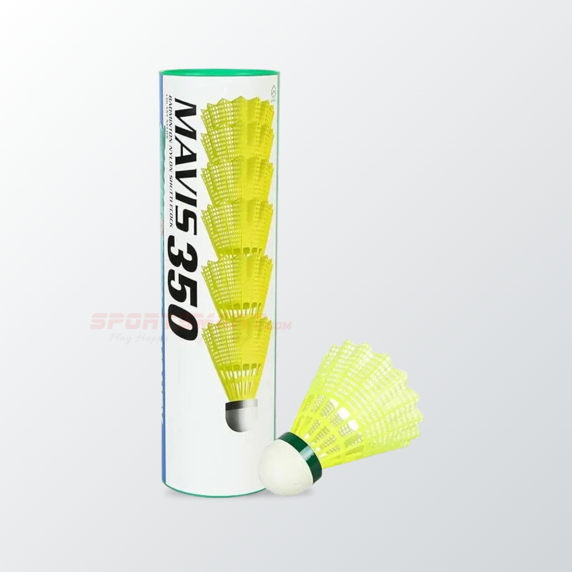Yonex Mavis 350 Green Cap Nylon Shuttlecock (Fresh Stock 2026)