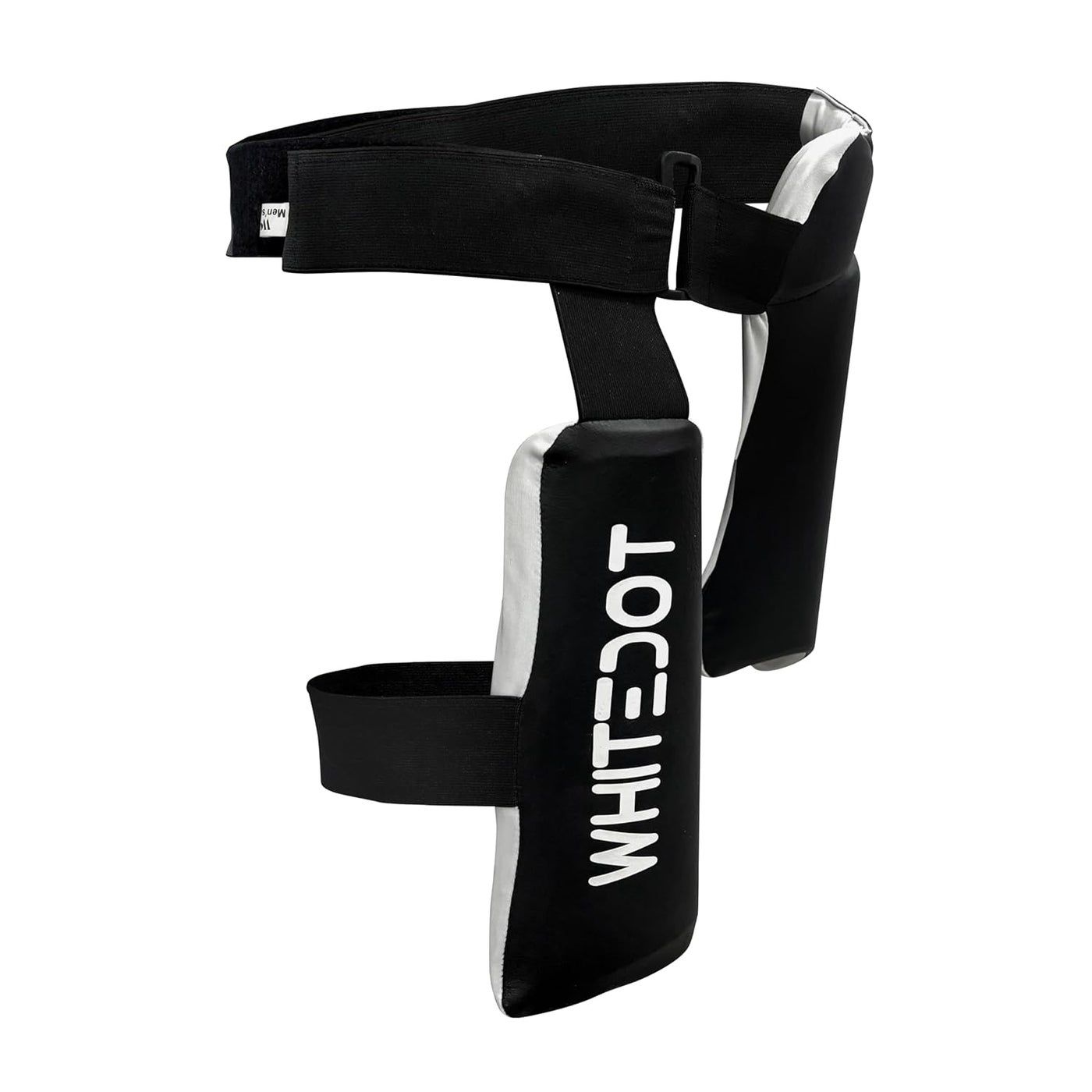 Whitedot Dot 3.1 Levlorn Cricket Combo Thigh Guard Black and White