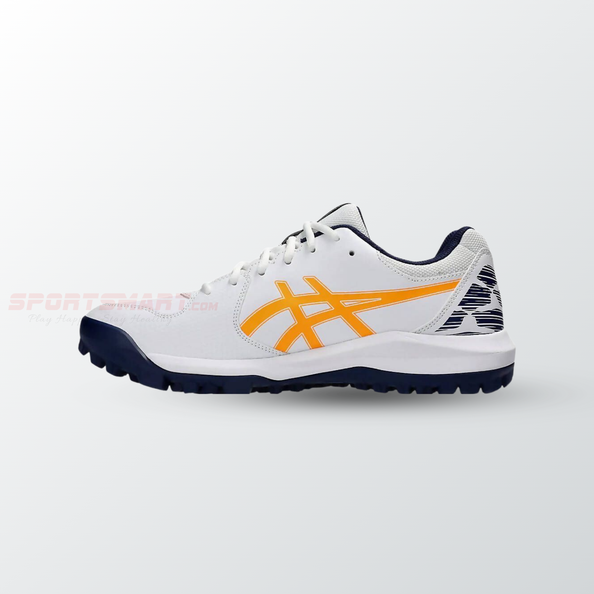 ASICS Gel-Lethal Field 2 Cricket Shoe - White/ Stadium Orange