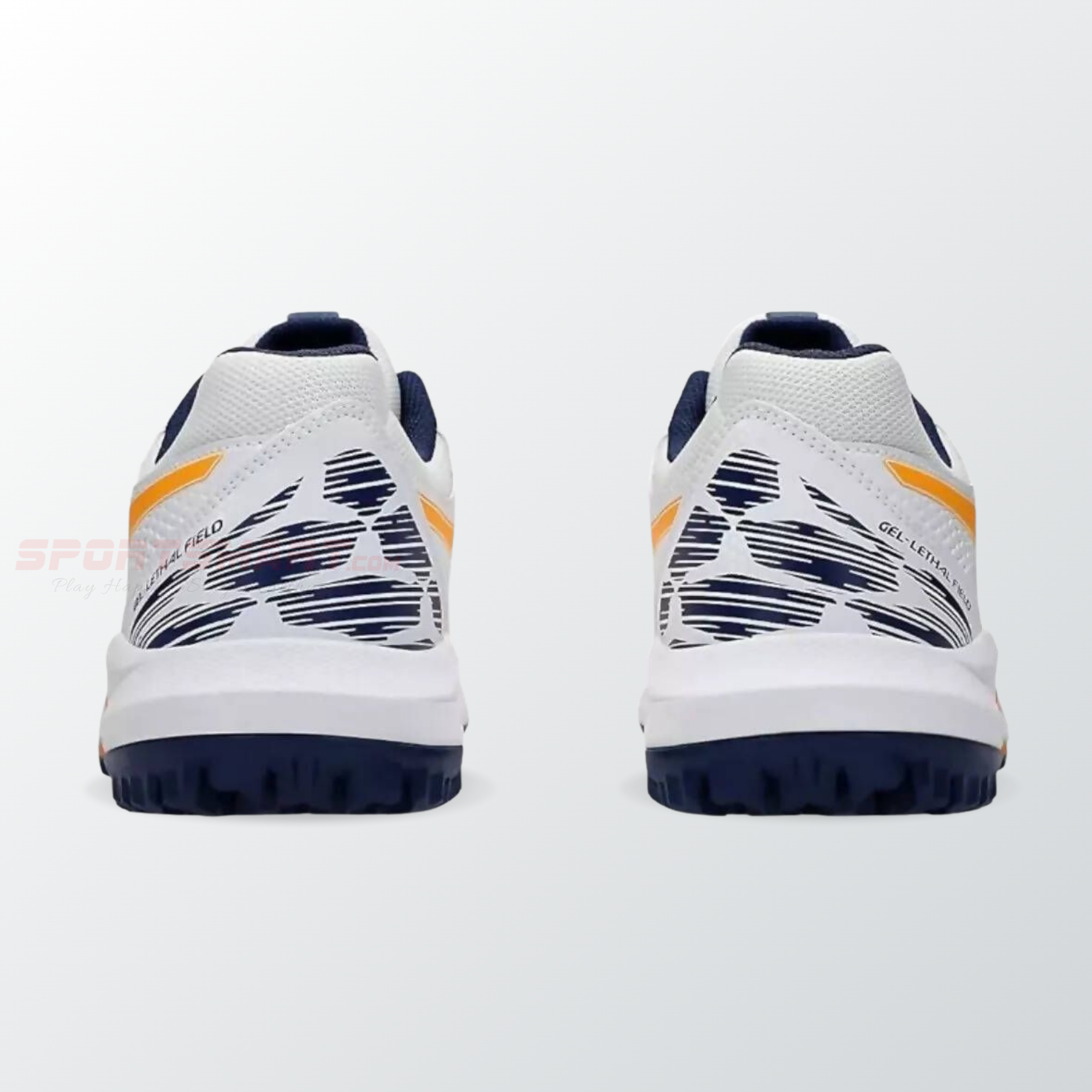 ASICS Gel-Lethal Field 2 Cricket Shoe - White/ Stadium Orange