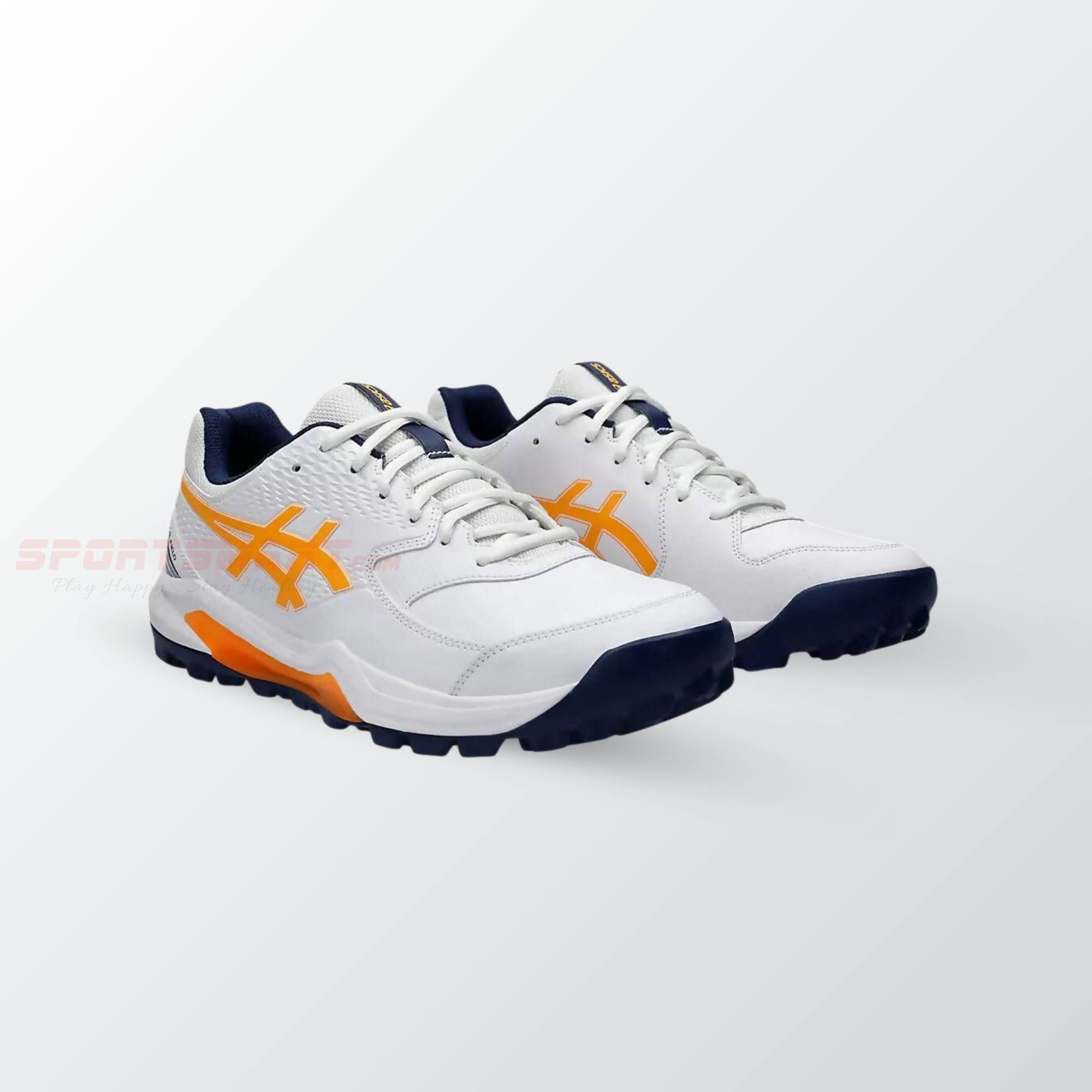 ASICS Gel-Lethal Field 2 Cricket Shoe - White/ Stadium Orange
