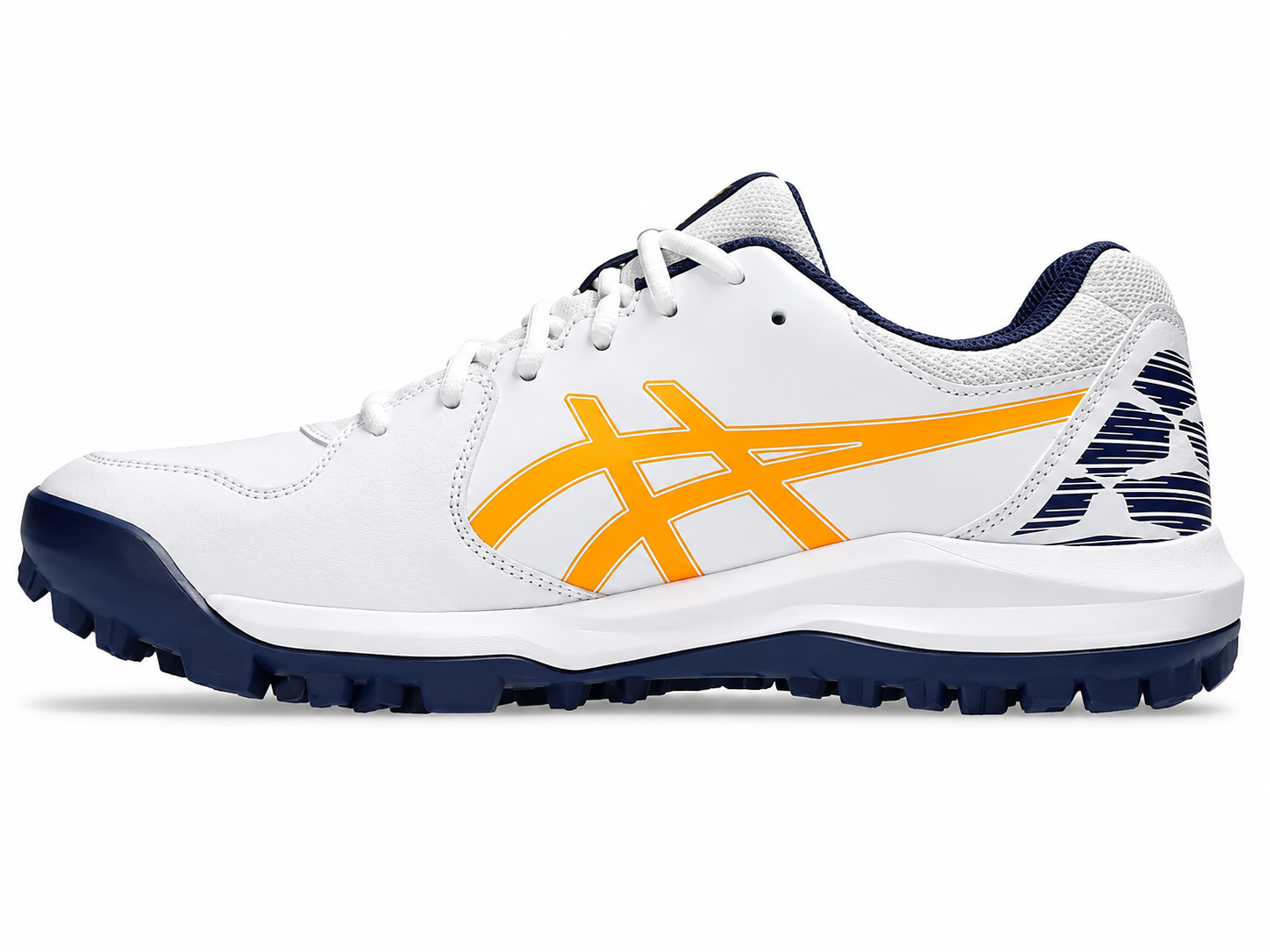 ASICS Gel-Lethal Field 2 Cricket Shoe - White/ Stadium Orange