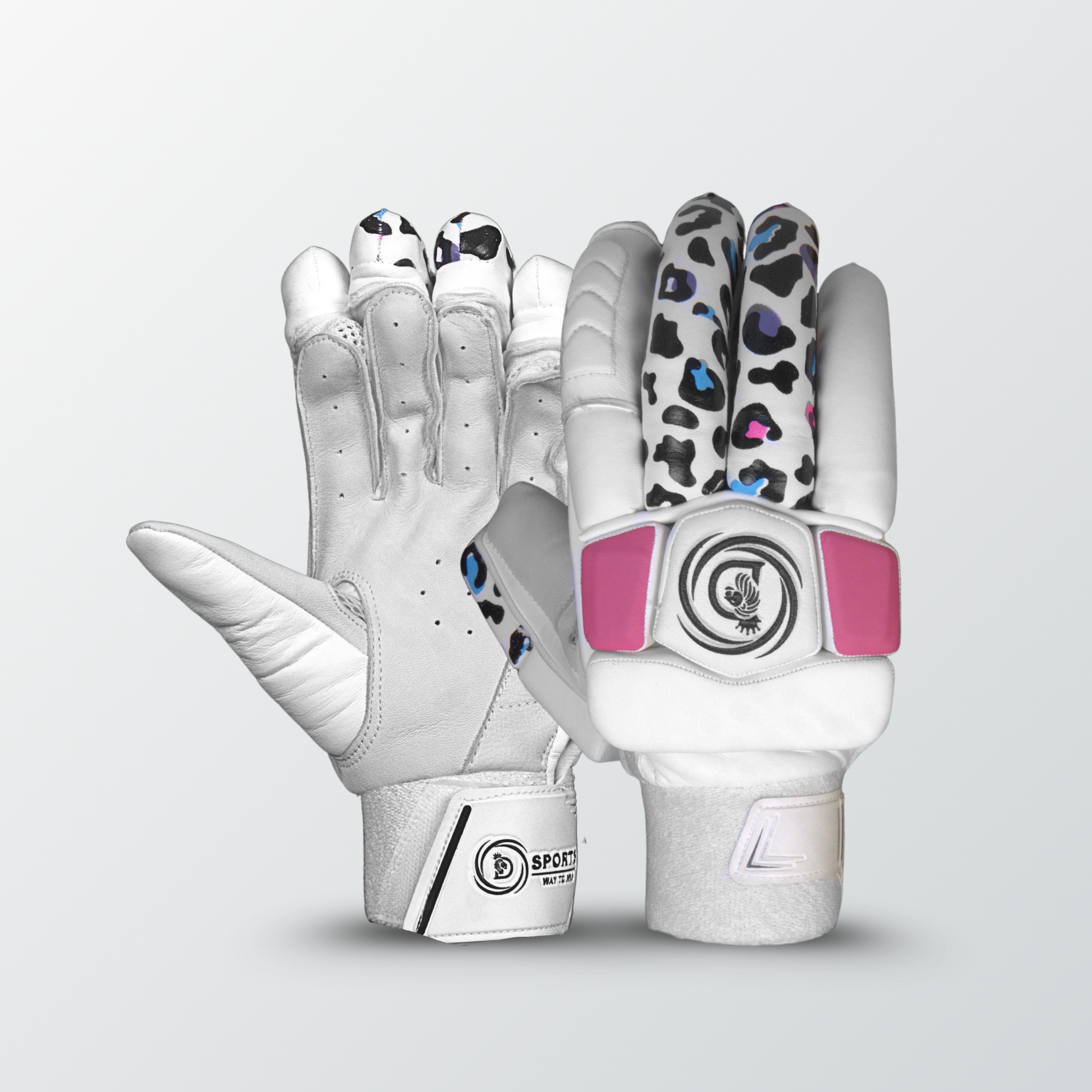 D SPORTS Cheetah Edition Cricket Batting Gloves